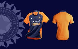 Men in blue goes orange in world cup 2019, Team India new Jersey orange
